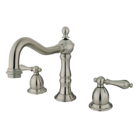 Kingston Brass KS1978AL 8" Widespread Bathroom Faucet, Brushed Nickel KS1978AL